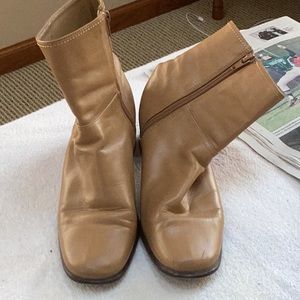 Ankle Leather Boots